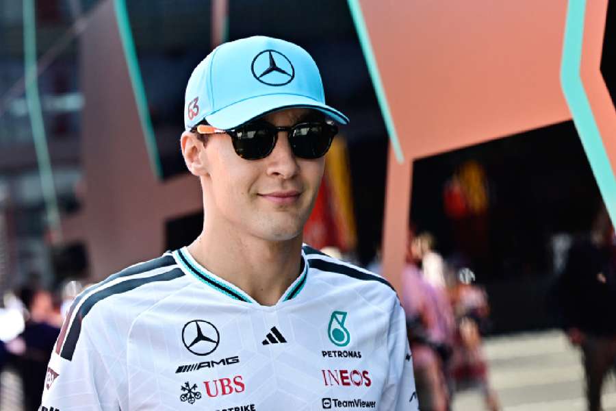 George Russell after the race