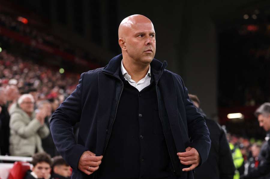 Arne Slot avec Liverpool. Arne Slot avec Liverpool.