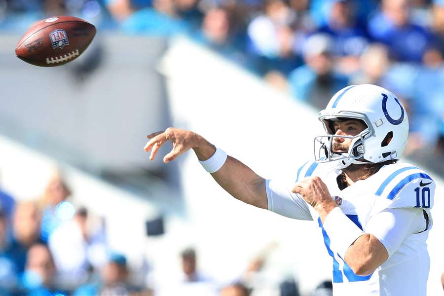 Gardner Minshew is voorlopig de aanvalsleider van de Colts Gardner Minshew is voorlopig de aanvalsleider van de Colts
