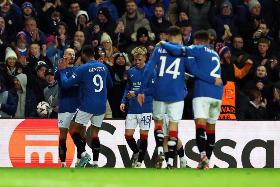 Rangers qualified for the round of 16 of the Europa League