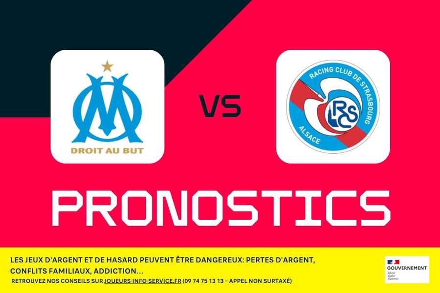 Marseille - Strasbourg : Pronostics, meilleurs paris et cotes (Ligue 1)