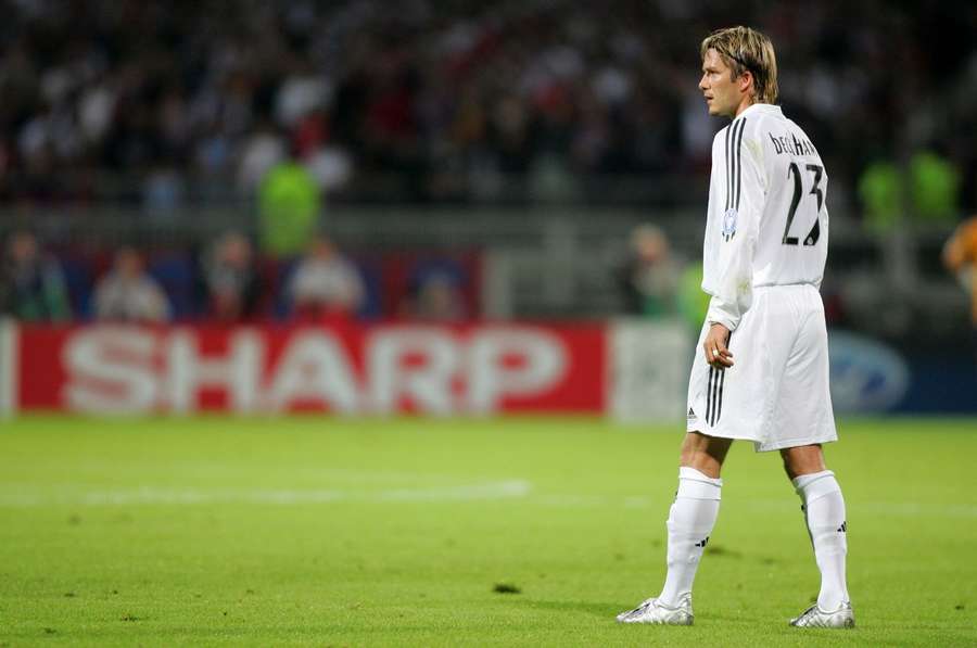 David Beckham během svého angažmá v Realu Madrid David Beckham během svého angažmá v Realu Madrid