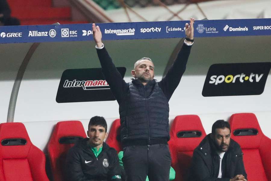 Rui Borges durante a Taça da Liga