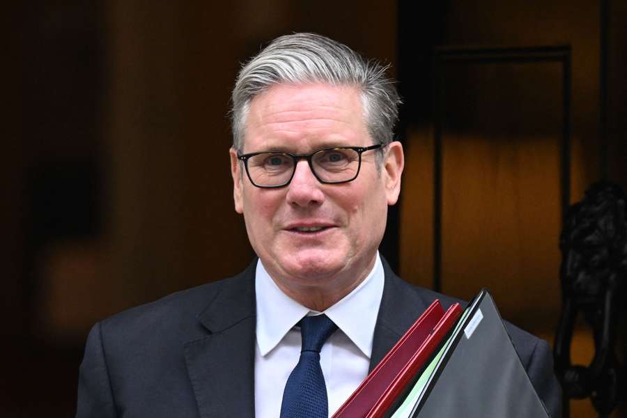 Keir Starmer à Londres mercredi. Keir Starmer à Londres mercredi.