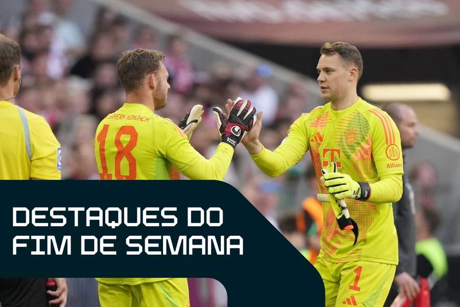 Manuel Neuer deu lugar ao colega de posição em dia histórico para o alemão