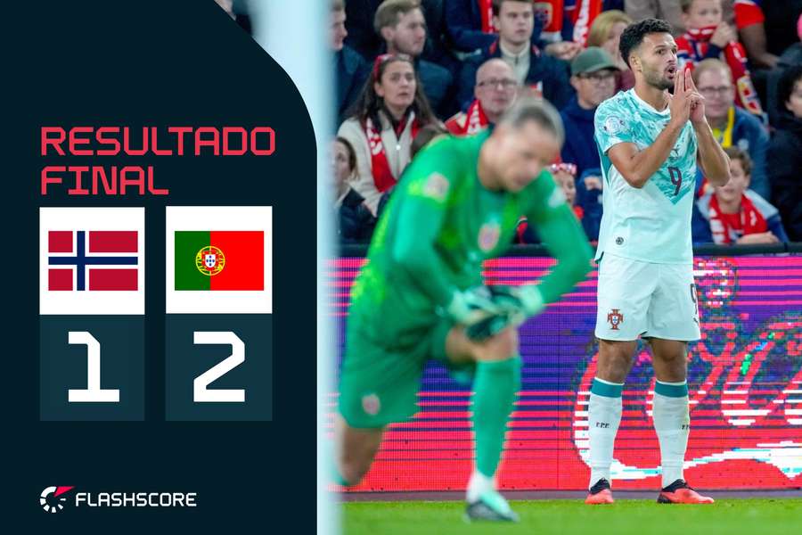 Gonçalo Ramos fez um chapéu a Nyland no segundo golo de Portugal