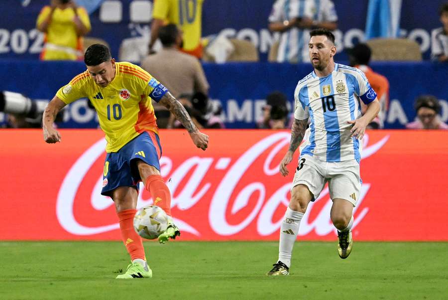 Cruce entre Messi y James: "Decíme a la cara..."