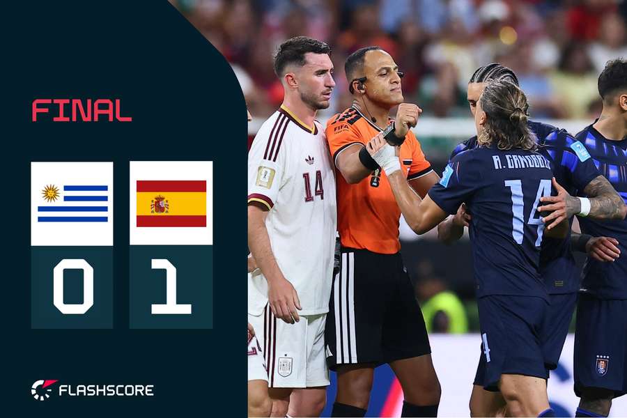 España y Uruguay jugaron en México