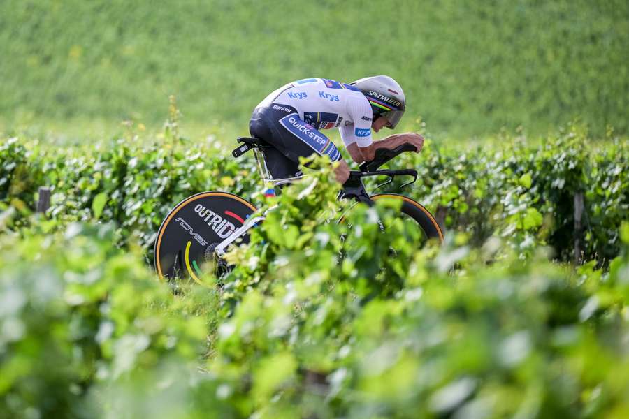 Det var gang nummer 15 i karrieren, at Remco Evenepoel sejrede på en enkeltstart, da han fredag vandt i Tour de France.