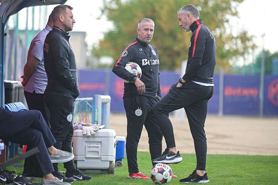 Laurențiu Reghecampf și Mihai Stoica