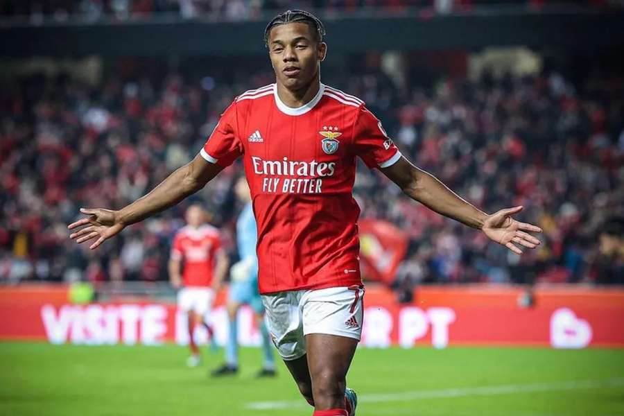 David Neres fez 83 jogos oficiais pelo Benfica