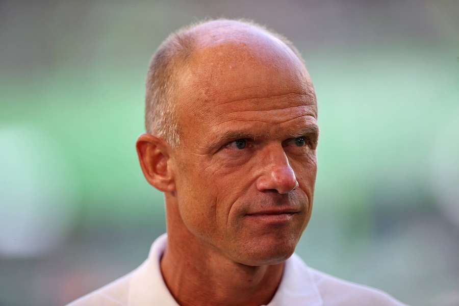 Trenér Arsenalu Česká Lípa David Jarolím. Trenér Arsenalu Česká Lípa David Jarolím.