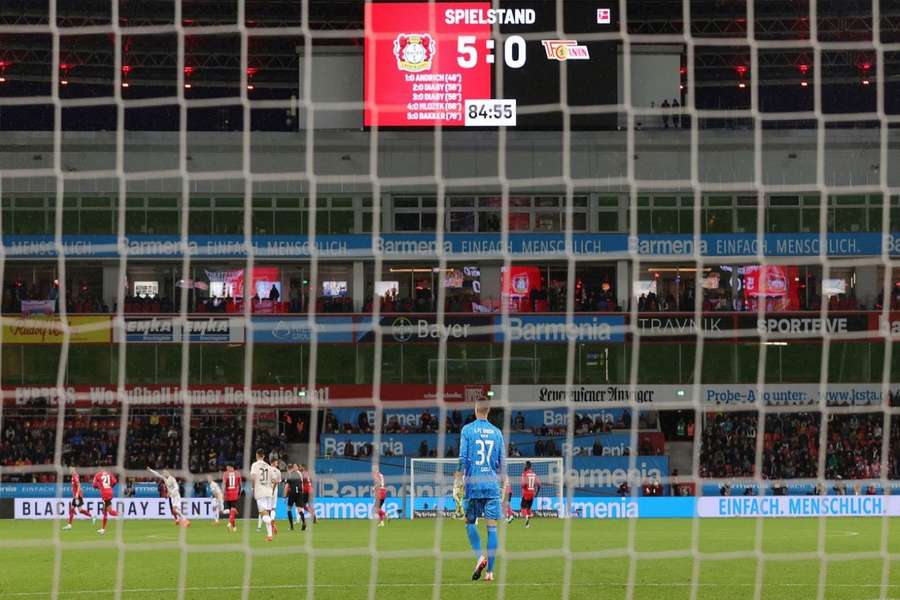 Tabela de pe BayArena arata un neverosimil 5-0 