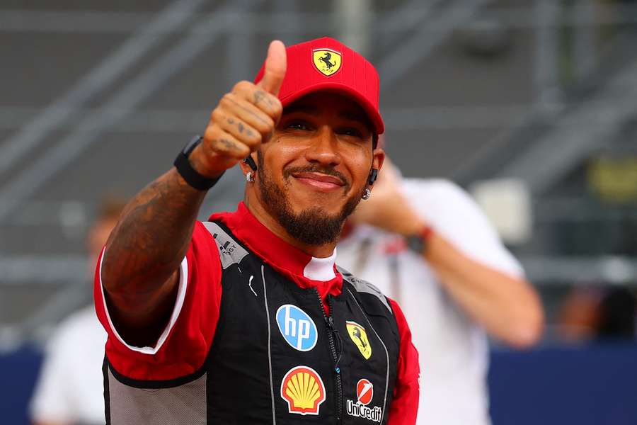 Lewis Hamilton, piloto da Ferrari