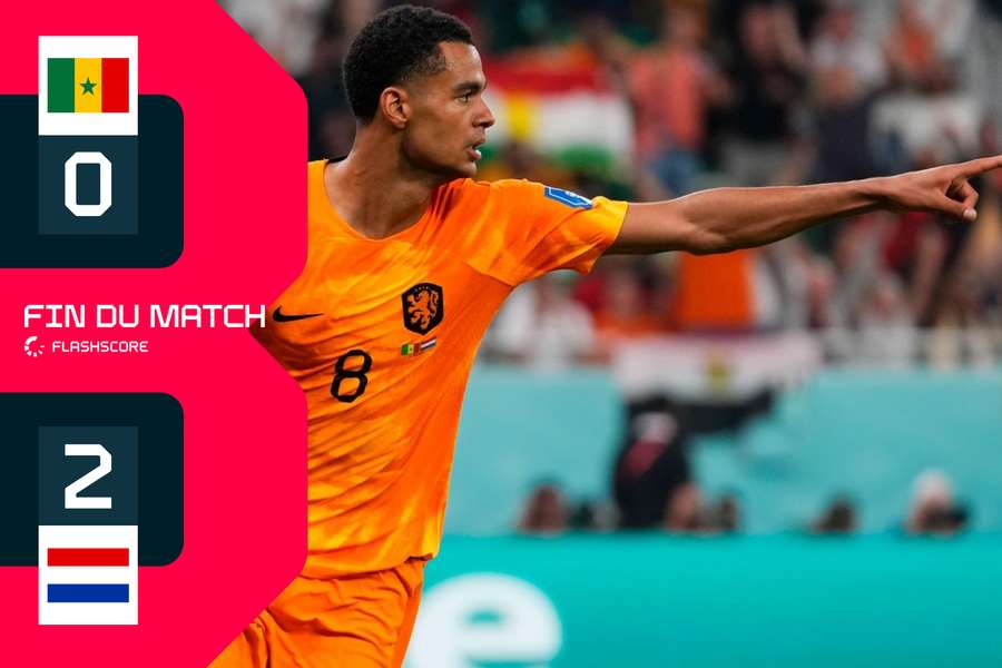 Les Pays-Bas forcent la décision en fin de match contre le Sénégal