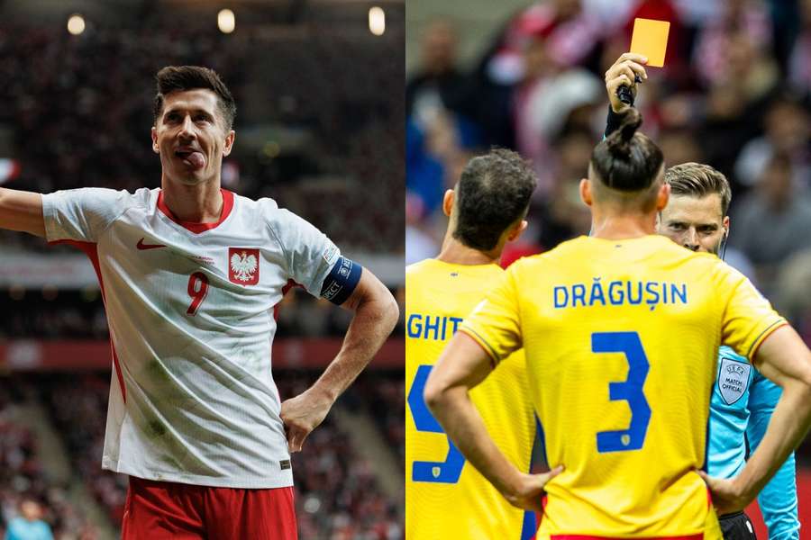 Robert Lewandowski înscrie un hattrick în poarta României Robert Lewandowski înscrie un hattrick în poarta României