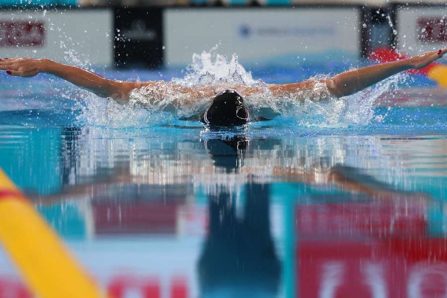 Marrit Steenbergen in actie tijdens de WK in Doha