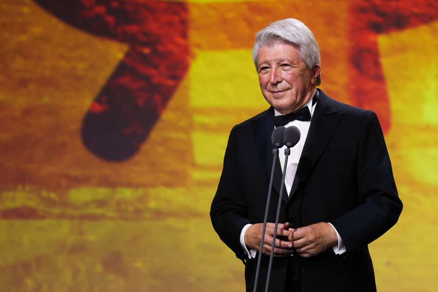 Enrique Cerezo, presidente do Atlético de Madrid
