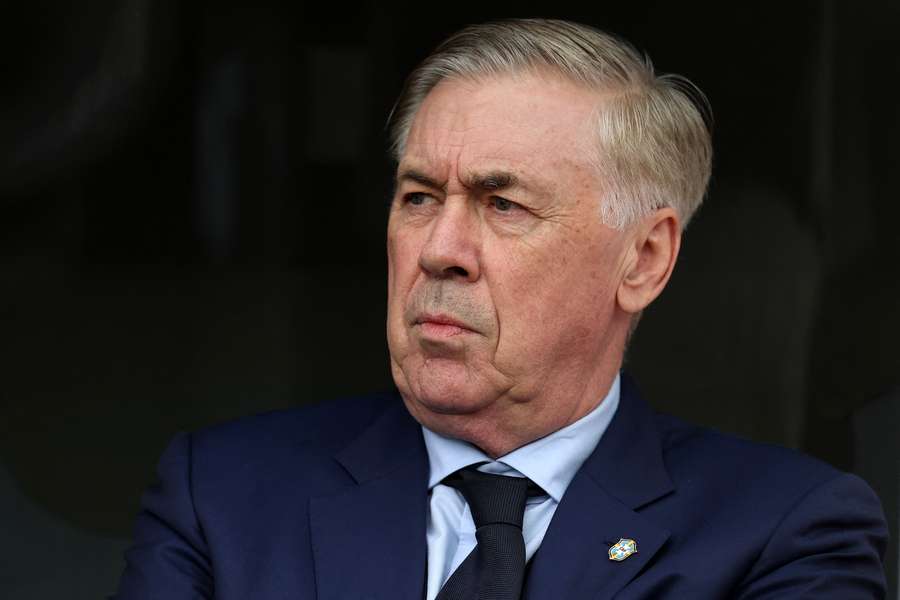 Ancelotti en mars.