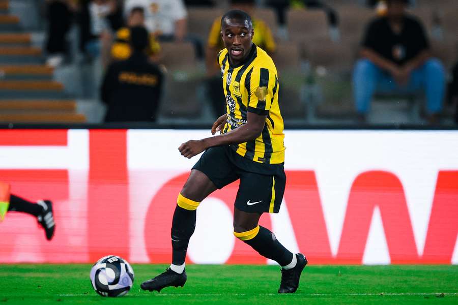 Moussa Diaby avec Al-Ittihad en mai 2026.