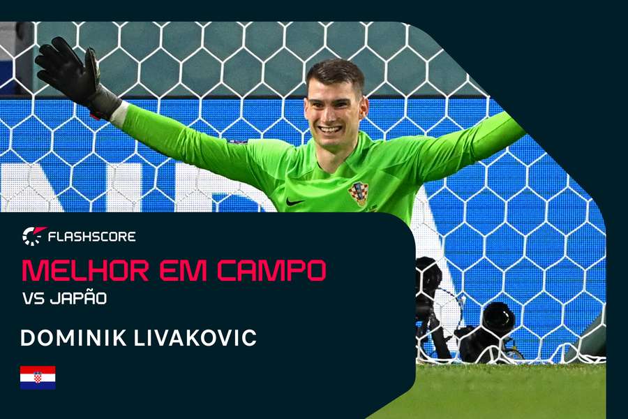 Dominik Livakovic foi a grande figura do desempate por grandes penalidades