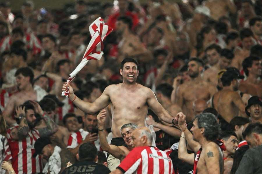 Estudiantes celebra el pase a la final de la Copa Libertadores