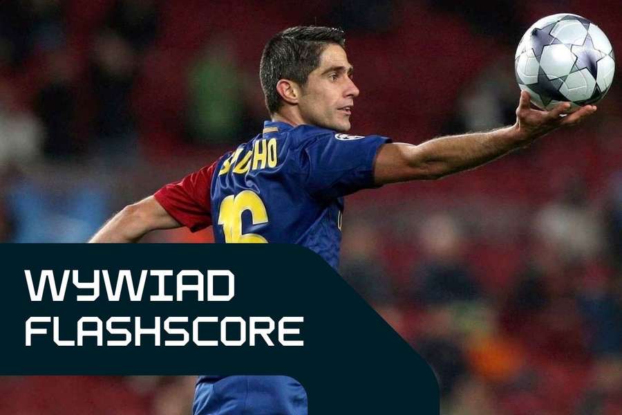 Sylvinho w barwach Barcelony.