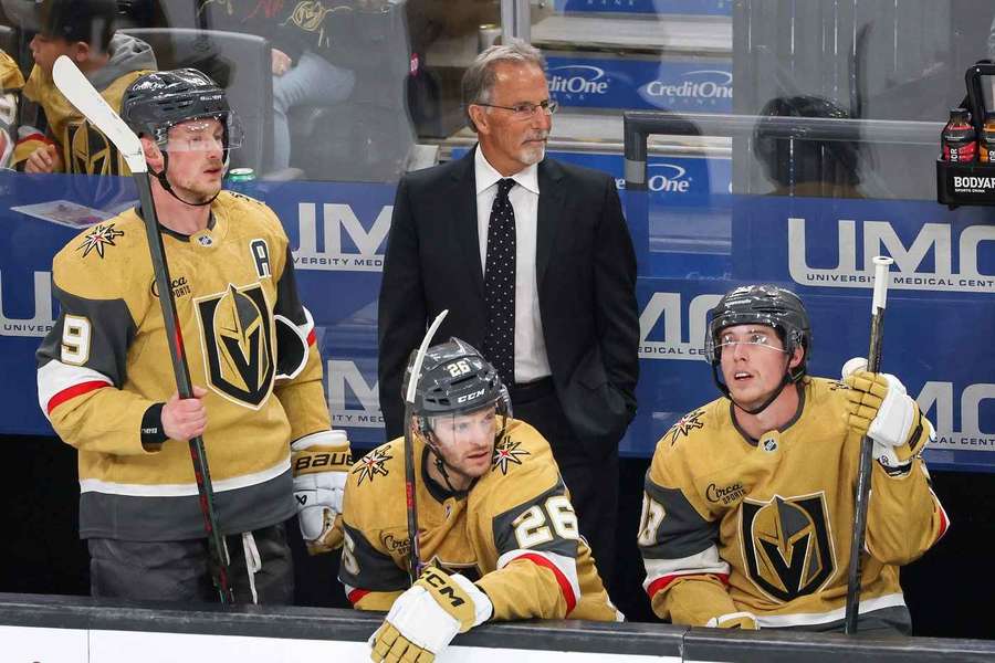 Tortorella na lavičce Vegas. Tortorella na lavičce Vegas.