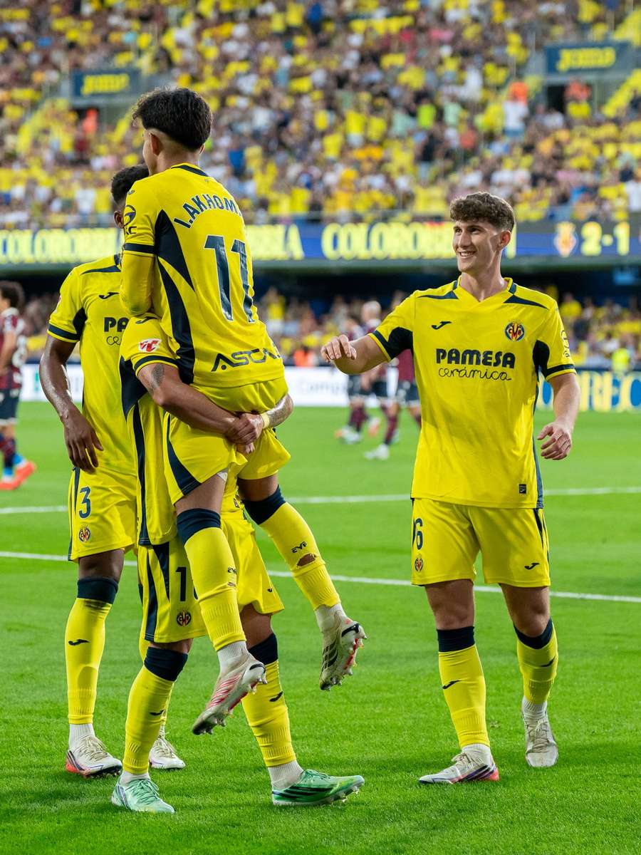 Celebración del Villarreal Celebración del Villarreal