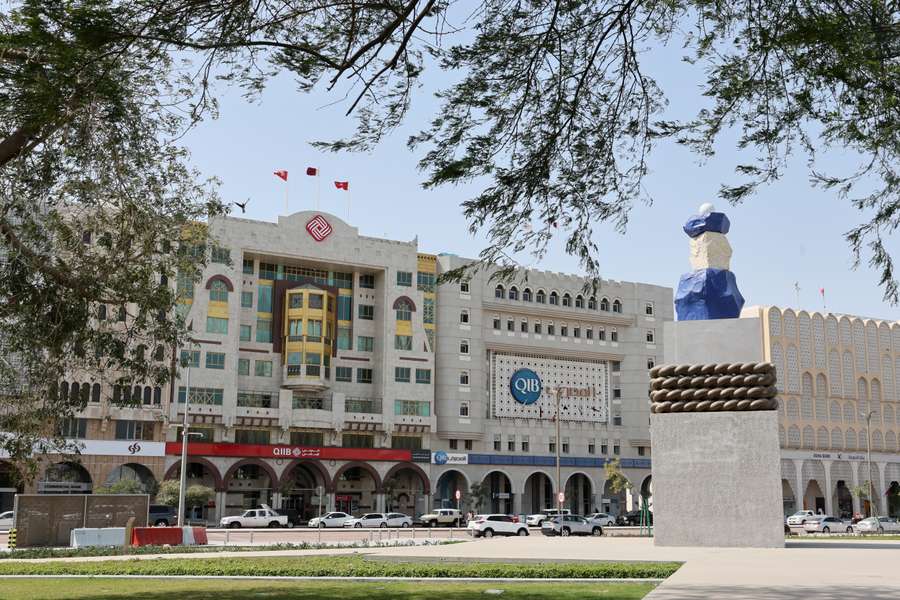 A general view of the Qatar Islamic Bank in Doha