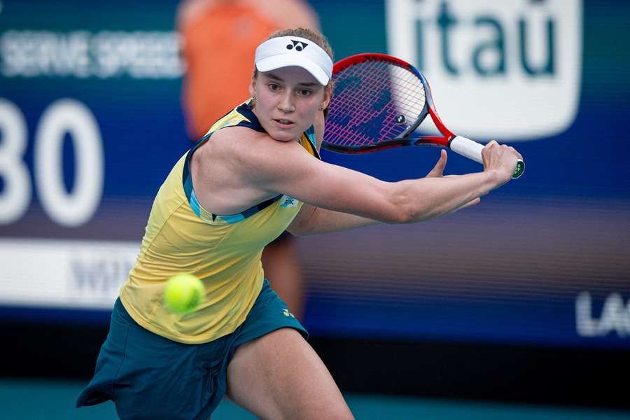 Rybakinová je ve finále Miami Open druhým rokem po sobě.