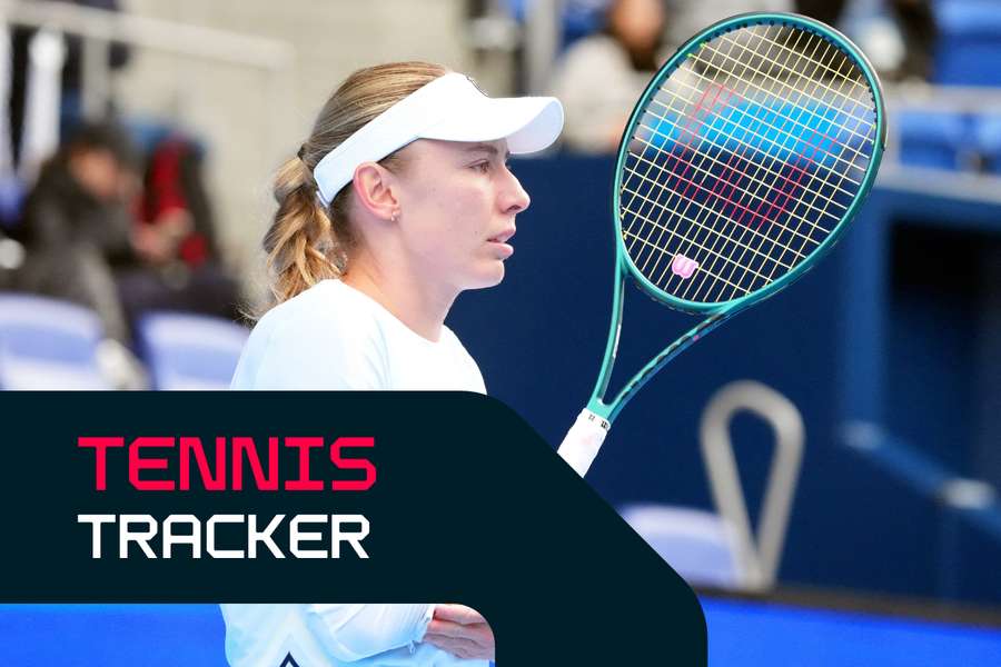 Alexandrova is in action this morning Alexandrova is in action this morning