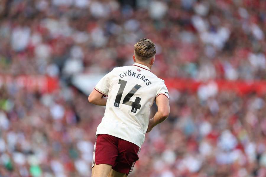 Gyokeres in action for Arsenal