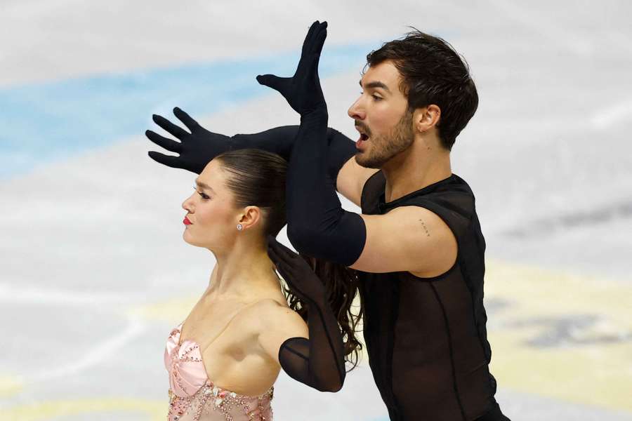 Guillaume Cizeron et Laurence Fournier Beaudry, ce vendredi.