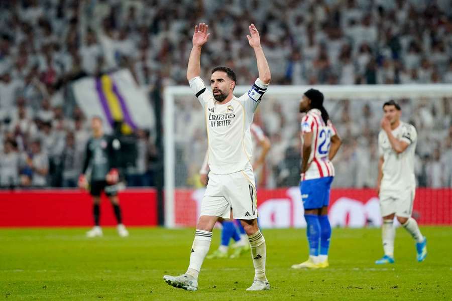 Carvajal picked up an injury in training last week