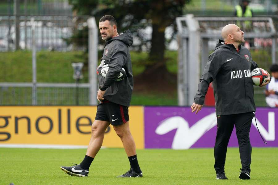 Andrea Masi à l'entraînement en octobre.