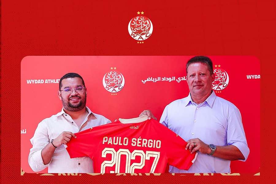 Paulo Sérgio é o novo treinador do Wydad Casablanca Paulo Sérgio é o novo treinador do Wydad Casablanca