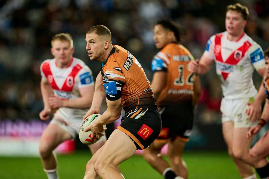 Adam Doueihi on the field during Round 18 against St George Illawarra. Adam Doueihi on the field during Round 18 against St George Illawarra.