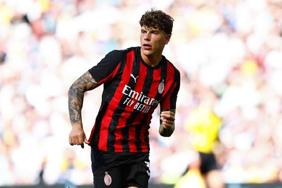 Andrei Coubiș, în tricoul lui AC Milan