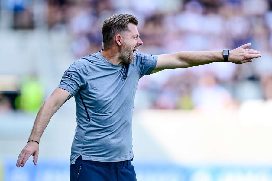 Hradecký kouč David Horejš byl hodně naštvaný na vyloučeného Čiháka.