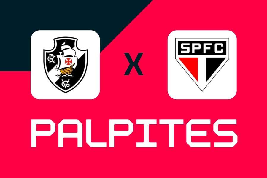 Vasco e São Paulo se enfrentam no domingo (2), às 20h30