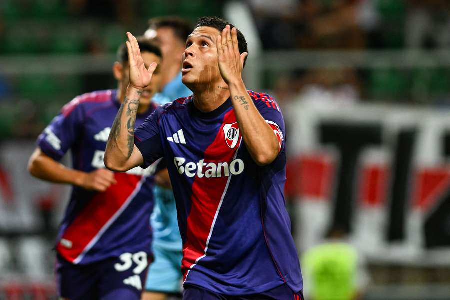 Juanfer Quintero celebra su gol Juanfer Quintero celebra su gol