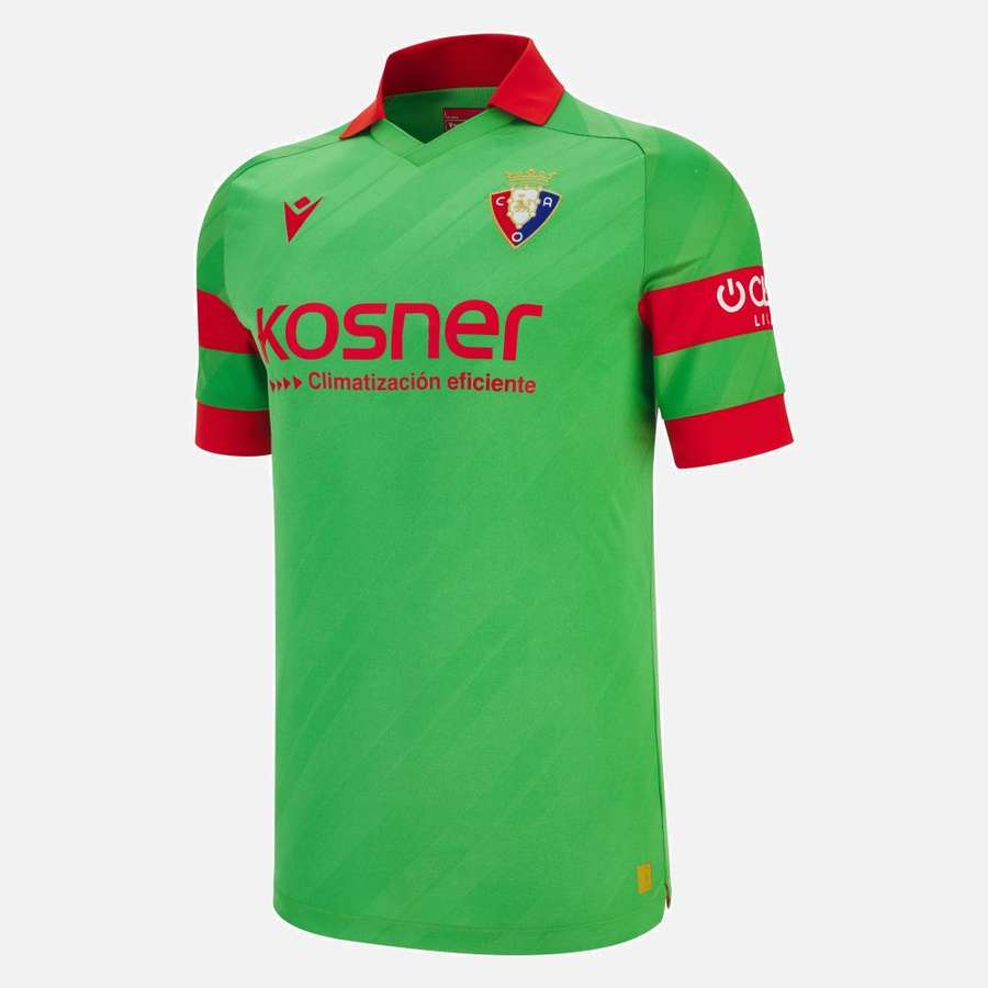 La segunda camiseta del equipo navarro La segunda camiseta del equipo navarro