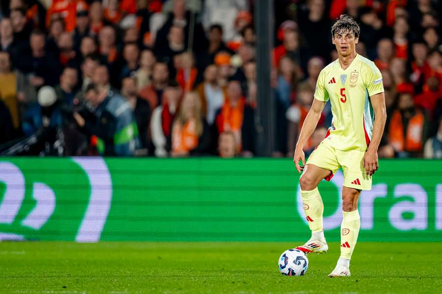 Le Normand, en el España-Países Bajos disputado en Mestalla