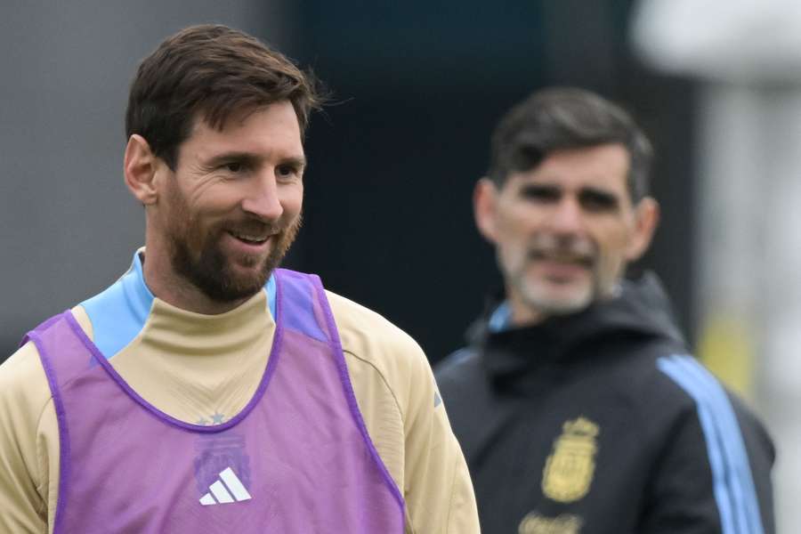 Lionel Messi ao serviço da seleção da Argentina