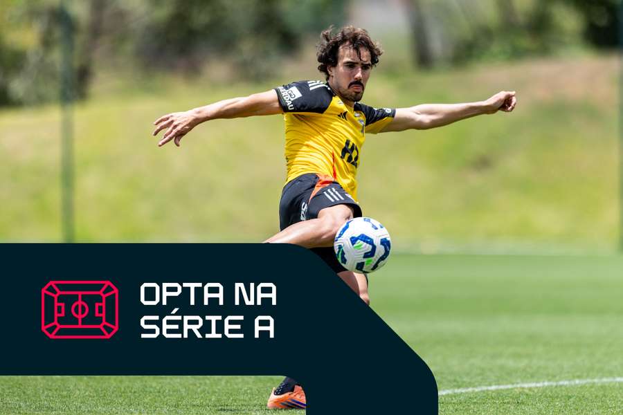 Igor Gomes fez golaço de falta no último jogo do Galo em casa