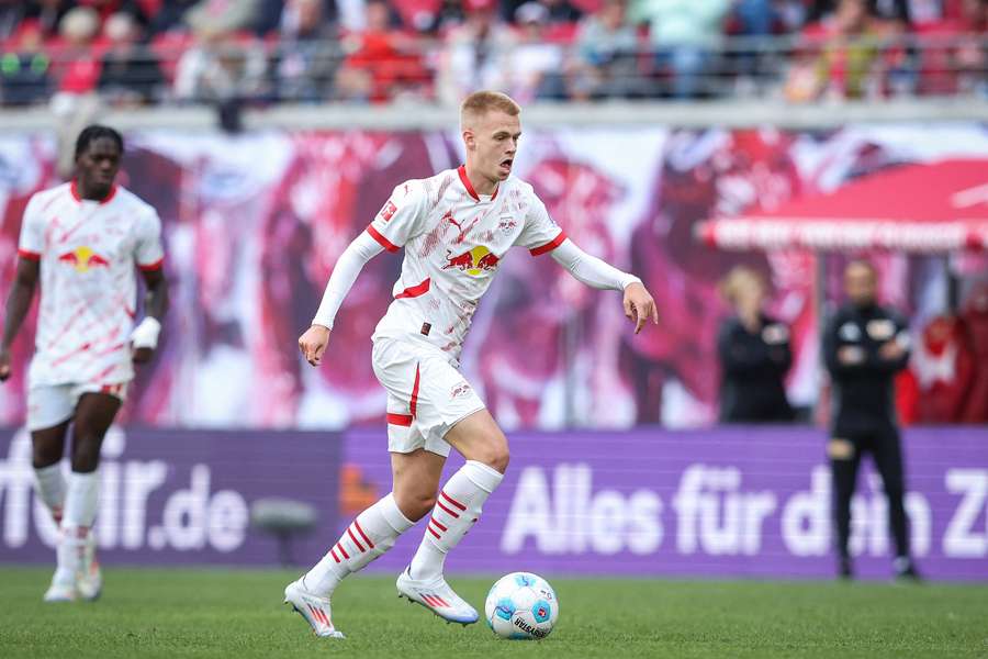 Vermeeren, en un partido con el Leipzig