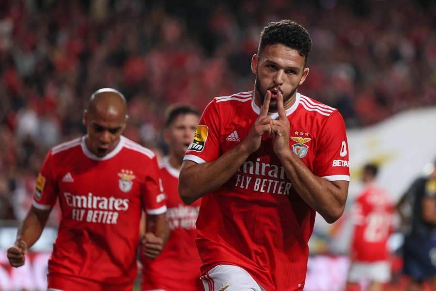 Gonçalo Ramos bisou com o Gil Vicente e leva 14 golos esta temporada