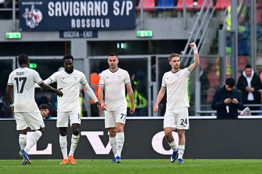 L'esultanza di Taylor