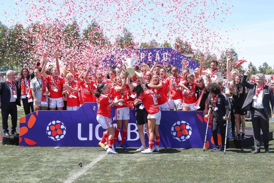 Benfica é tricampeão nacional de futebol feminino